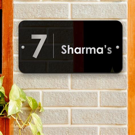 house name plates metal india|temporary name plates.